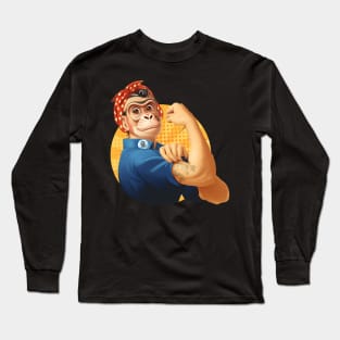 Rosie The Strong Chimp Long Sleeve T-Shirt